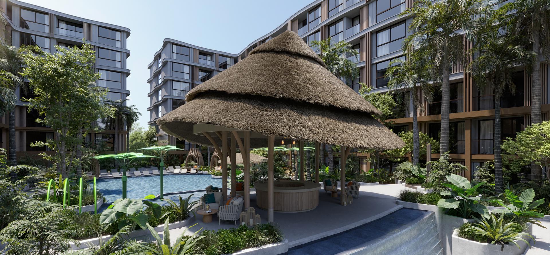 Территория комплекса — VIP Tropika